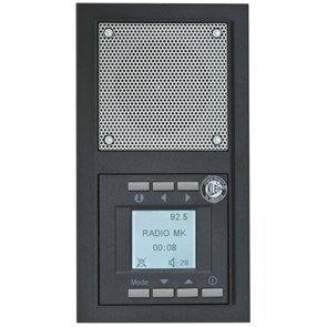 Klein Unterputz Radio 860862, anthrazit